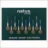 Grass Gold Cup electrodes, 122cm cable, 10 pieces