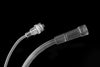 Split nasal cannula for O₂ supply & CO₂ measurement, (male) luer lock connectors, & hose connector