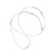 Nasal cannula with integrated filter for sleep diagnostics, with Luer-Lock connection