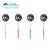 CNSAC disposable EEG cup electrodes, with 100cm connection cable, 25 pieces