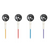CNSAC disposable EEG cup electrodes, with 100cm connection cable, 16 pieces
