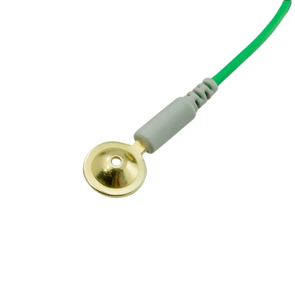 CNSAC Gold Cup electrodes, 75cm cable, 10 pieces