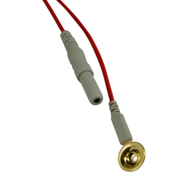 CNSAC Gold Cup electrodes, 75cm cable, 10 pieces