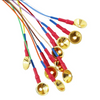Grass Gold Cup electrodes, 183cm cable, 10 pieces