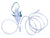 CNSAC oxygen mask (5-10 L/min)