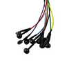 CNSAC silver/silver chloride (Ag/AgCl) cup electrodes, 75cm cable, 10 pieces
