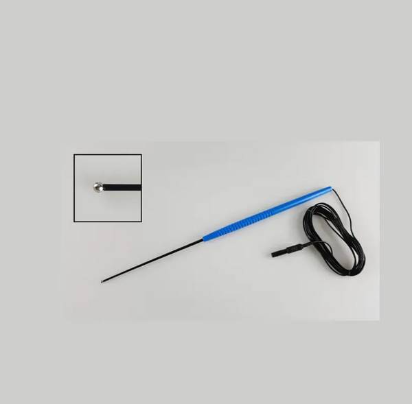 Spherical stimulation probe with extra-long probe